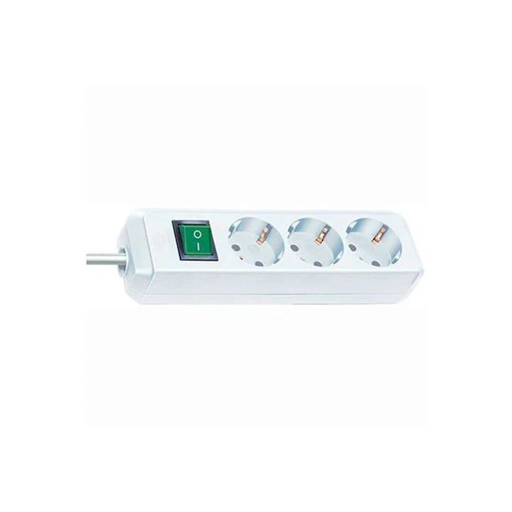 Electricity link 3 exits length 3 meters white