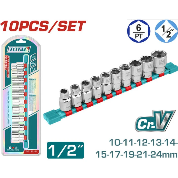 10-piece 1/2 pieces set "6-24 mm Total