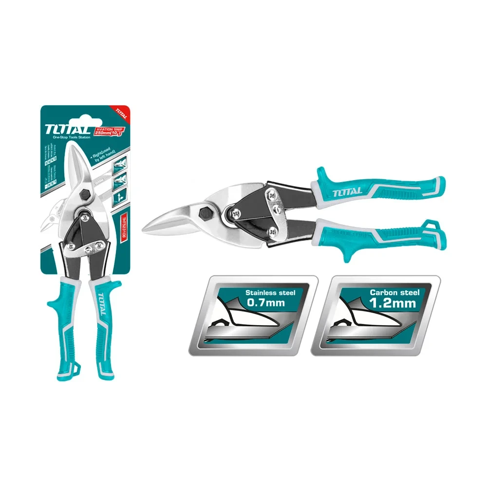 Right -up total sheet scissors