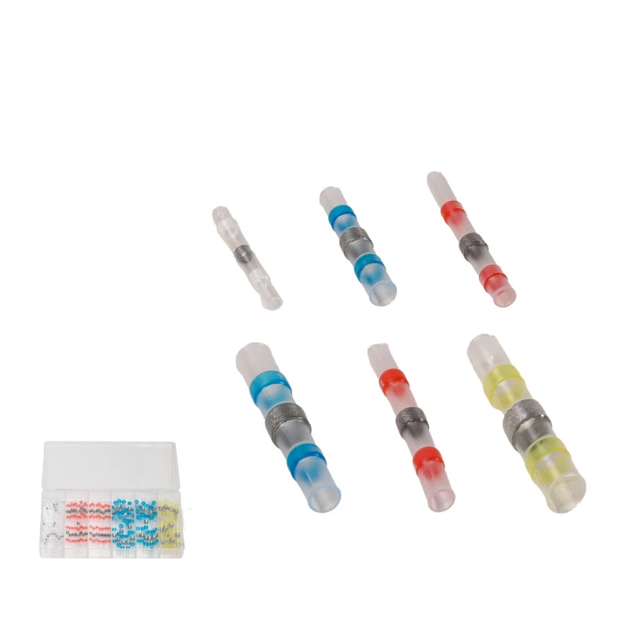 Rental wire connections with tin
