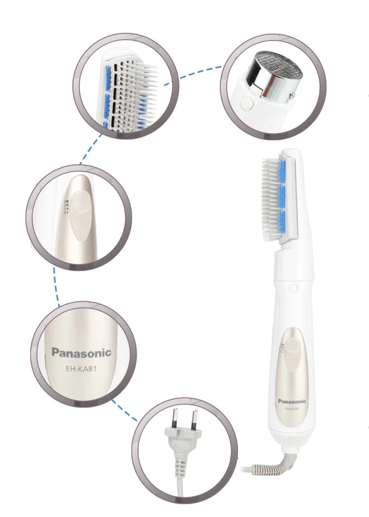 Panasonic Hair Styler, EH-KA31-W615 3-Att., Thailand