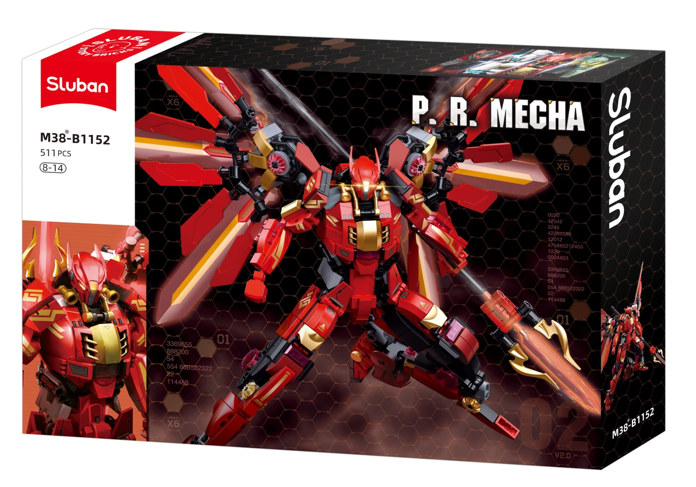 Sluban - P.R. Mecha - Robot 02 (511Pcs) - Age +8