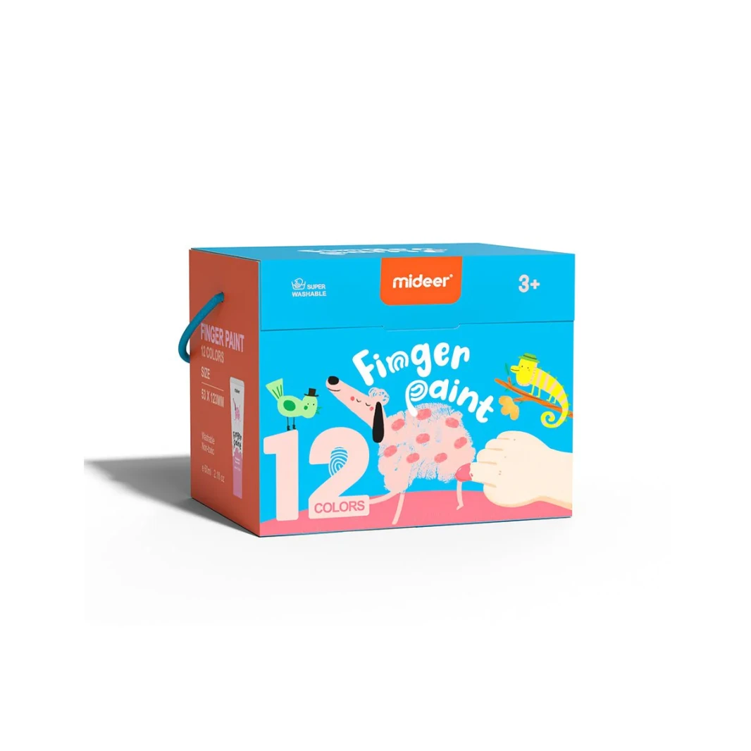 Mideer - Finger Paint - 12 colors - Age 3+