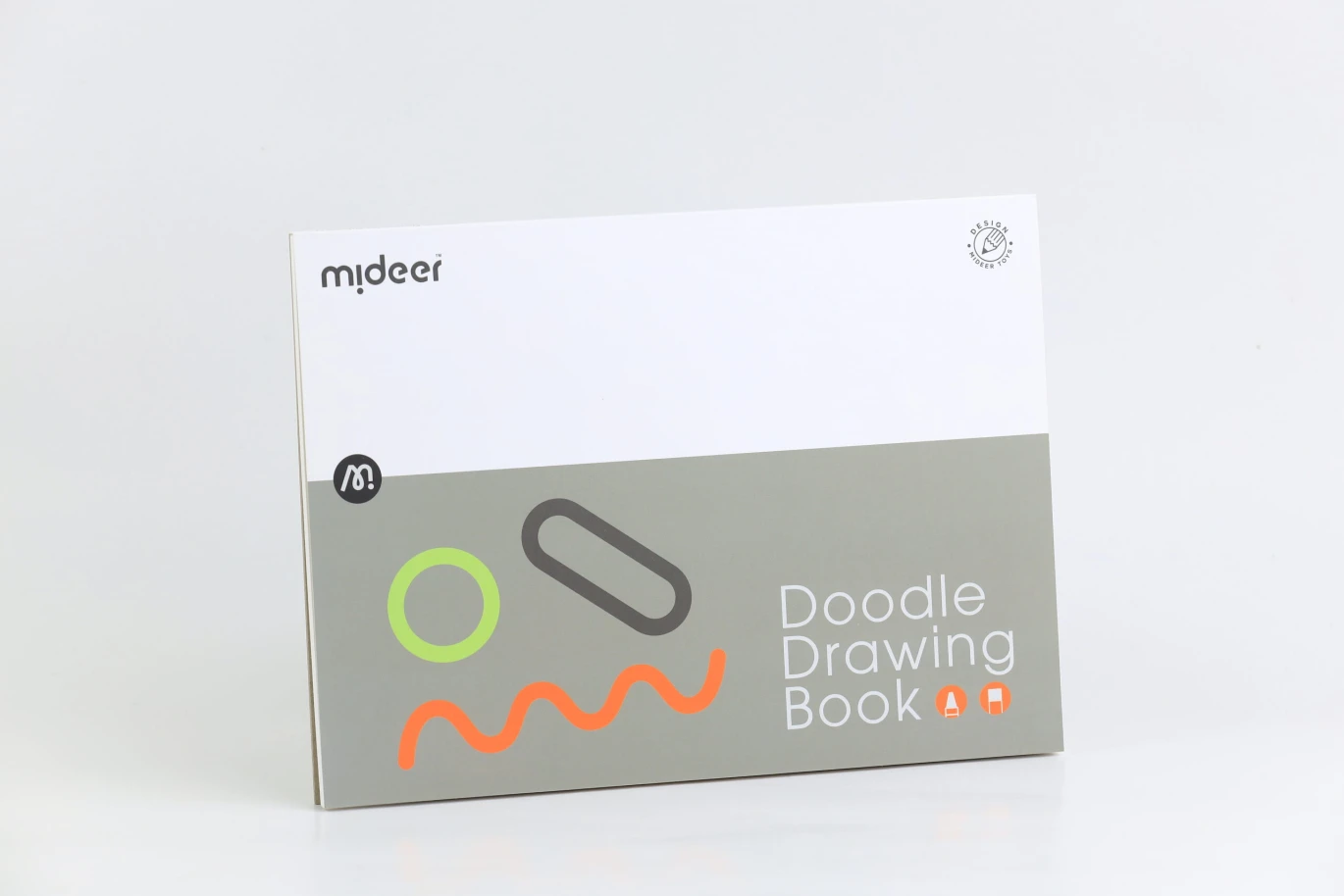 Mideer - Drawing Doodle Book - Fine Grain Paper - Age 3+