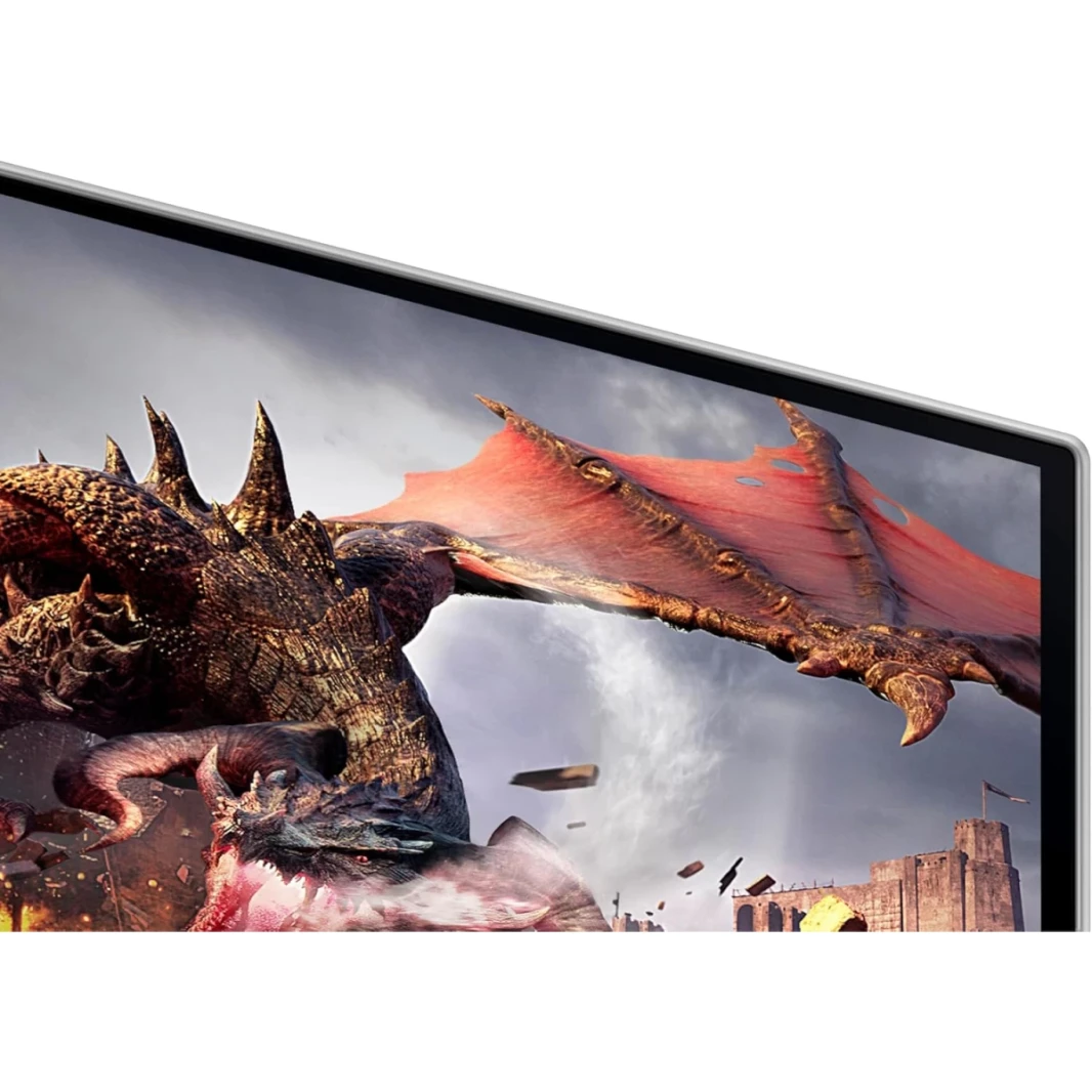 شاشة سامسونج أوديسي OLED G8 مقاس 32 بوصة (G80SD) 4K UHD ذكية 240 هرتز 0.03 مللي ثانية HDR10 متوافقة مع G-Sync شاشة خالية من الوهج مركز ألعاب بتصميم معدني أنيق - أسود