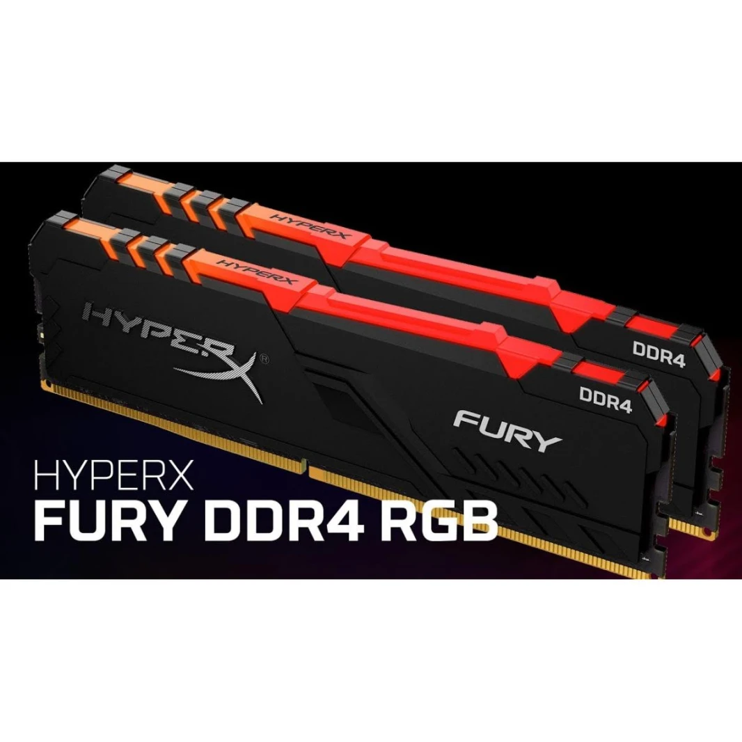 HyperX Fury 8GB RGB 3200 MHz DDR4 Memory