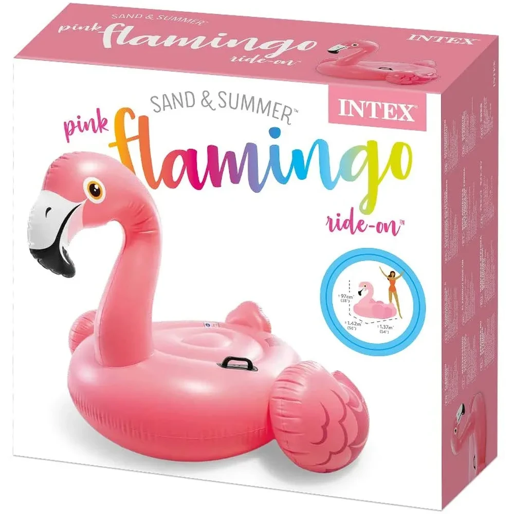 طواشة سباحة بشكل فلامنغو من INTEX