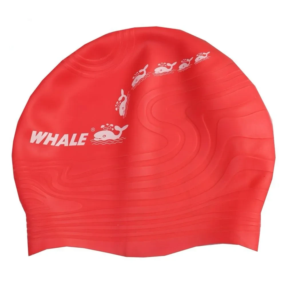 طاقية سباحة سليكون متعددة التصاميم من WHALE