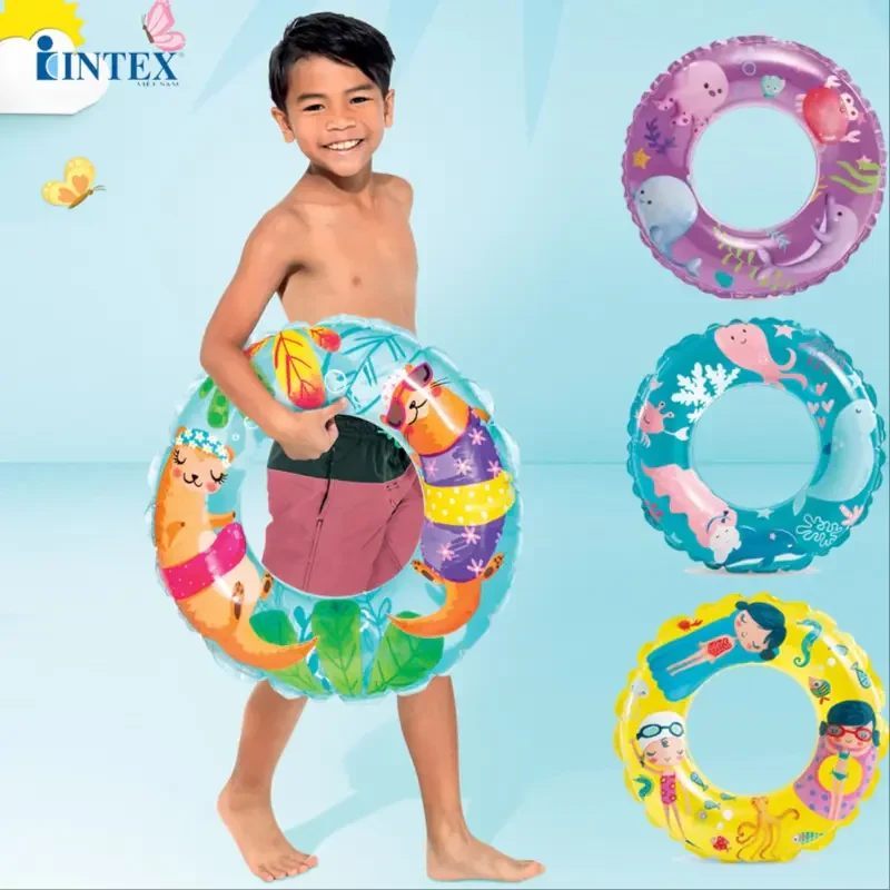 عجل سباحة قابل للنفخ بعدة اشكال من INTEX