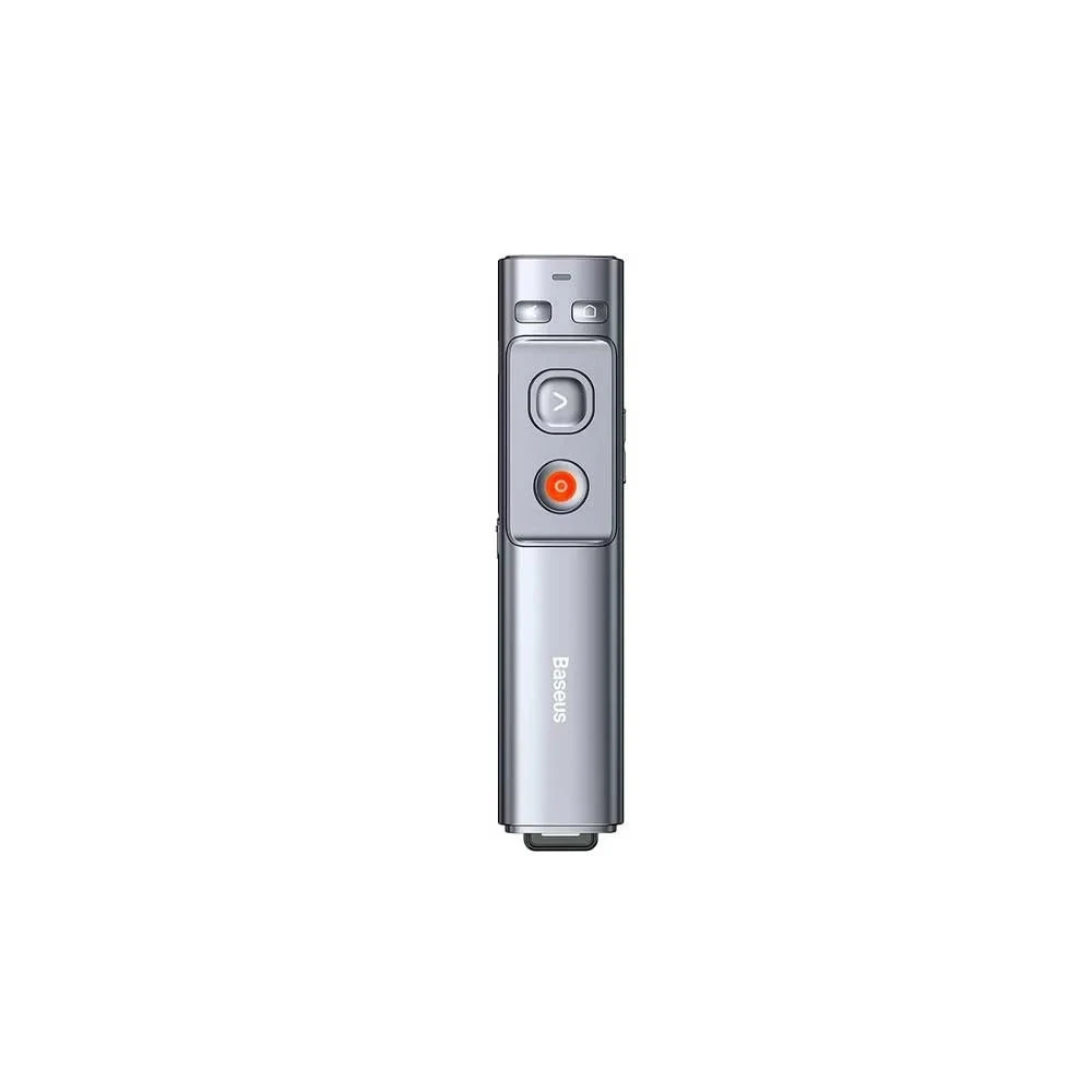 Baseus Orange Dot Wireless Presenter (Charging) Grey
