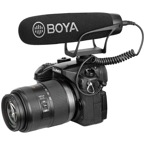BOYA BY-BM2021 كاميرا جبل سوبر القلب ميكروفون
