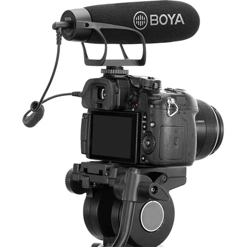 BOYA BY-BM2021 كاميرا جبل سوبر القلب ميكروفون