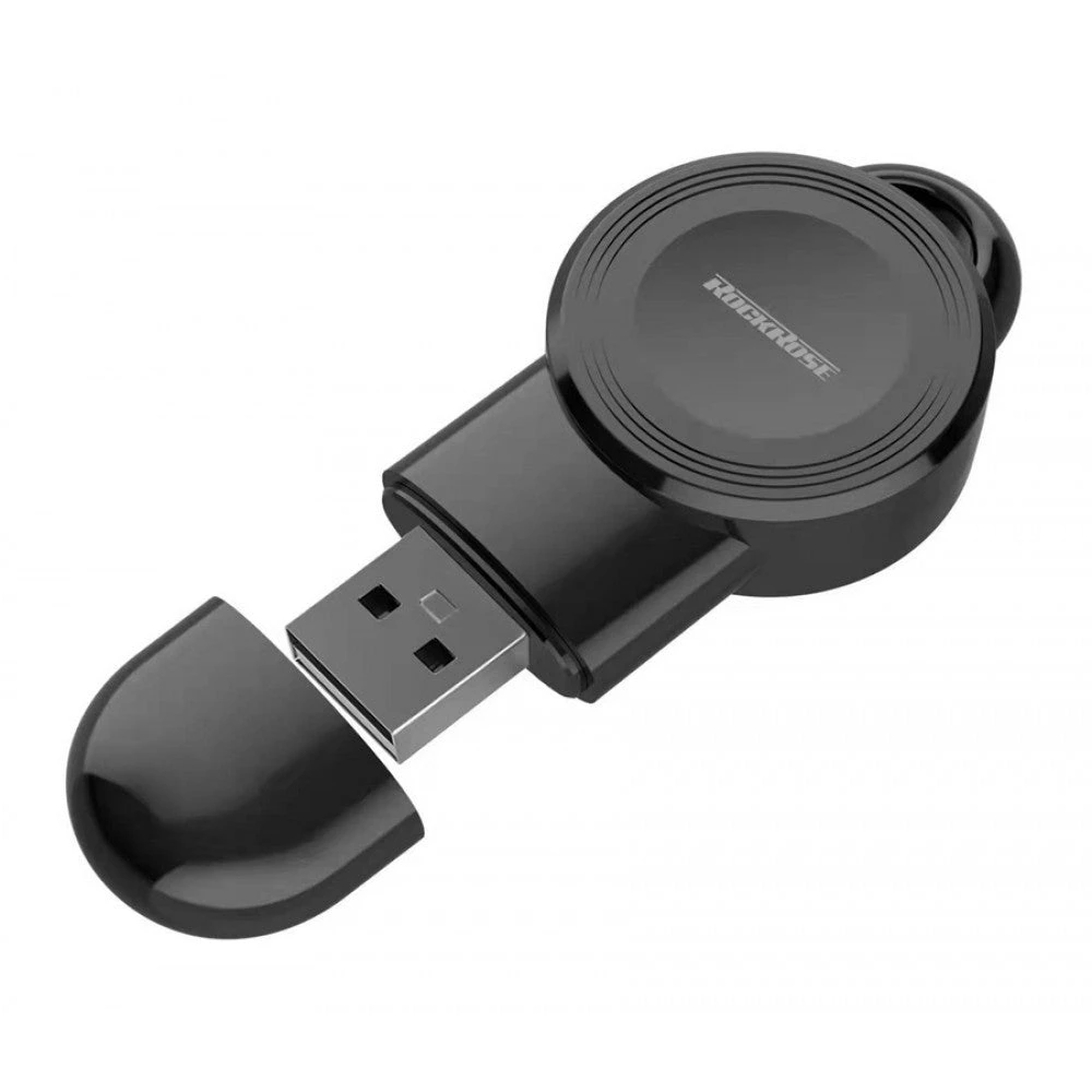Rockrose 2.5W Magnetic Wireless Charger for Apple Watch Black