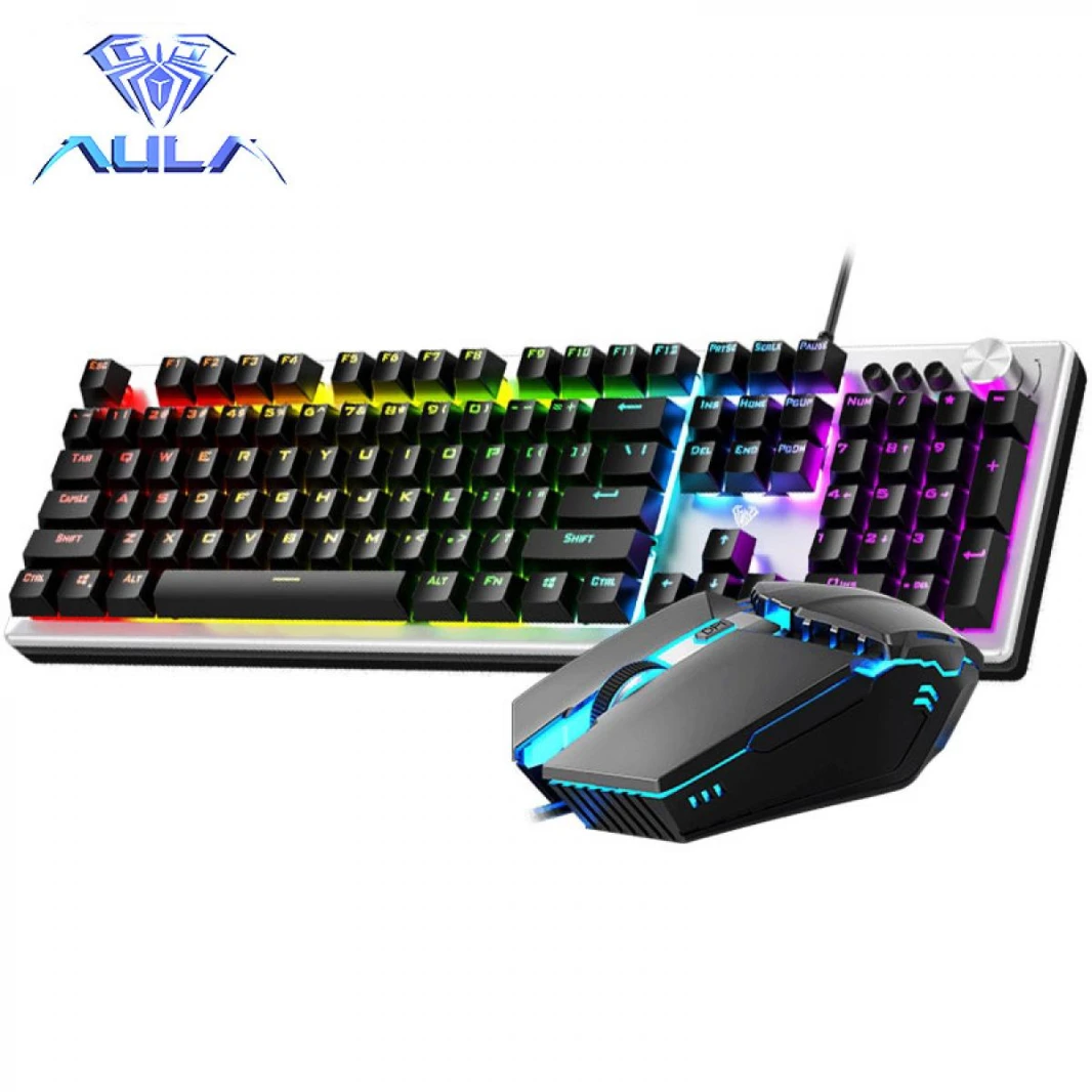 لوحة مفاتيح الألعاب AULA T200 و Moues Combo