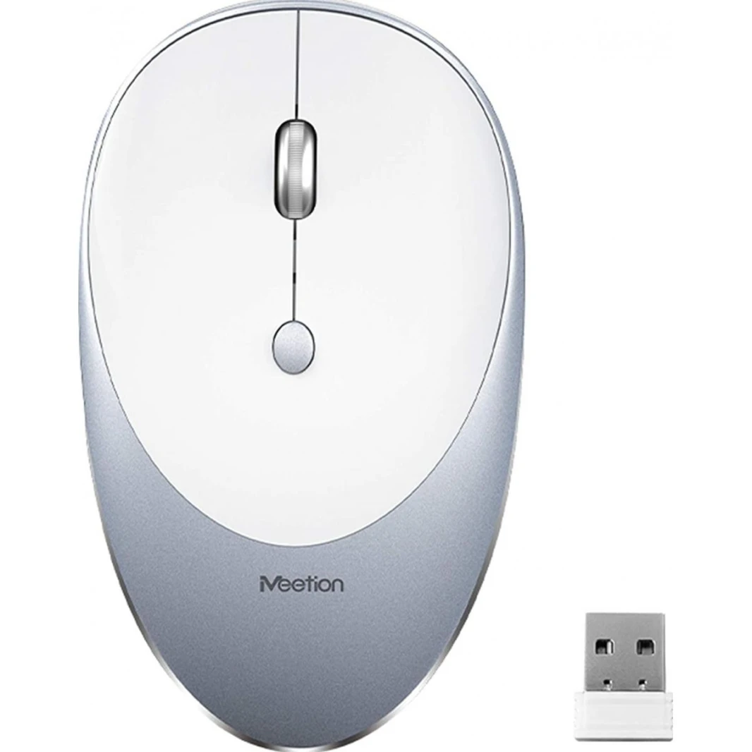 MeeTion MT-R600 2.4g ضئيلة قابلة للشحن الصامت ماوس لاسلكي