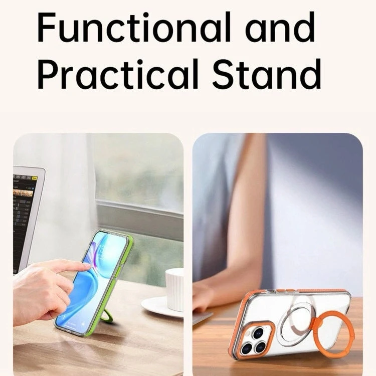 WIWU MAGNETIC PHONE CASE WITH STAND FOR IPHONE 15 6.1''