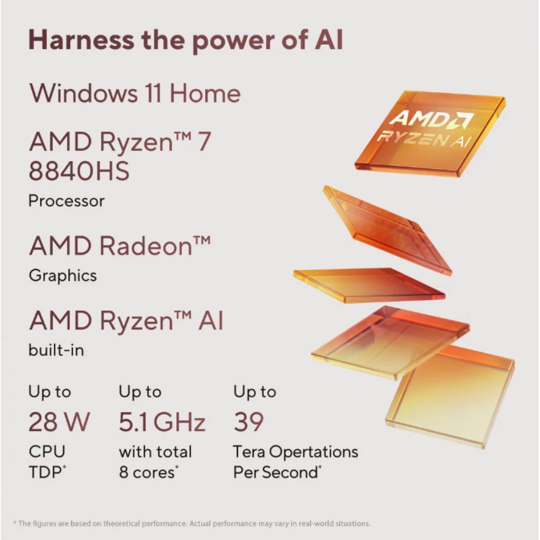 ASUS Zenbook 14 OLED 16GB Ryzen™ 7 8840HS 1TB Touch 14