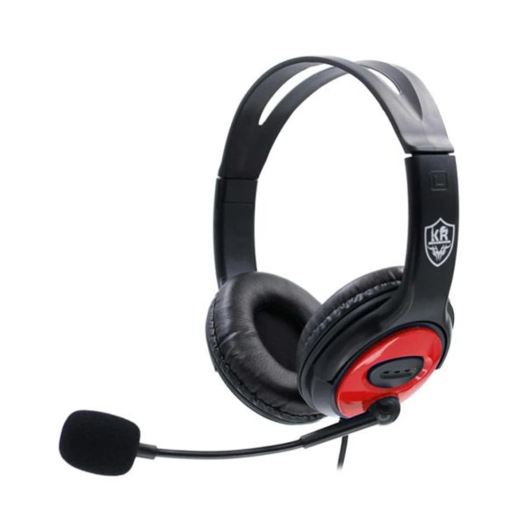 سماعة الألعاب GM701 مع ميكروفون ل PS4 ، PC والهاتف المحمول الأحمر