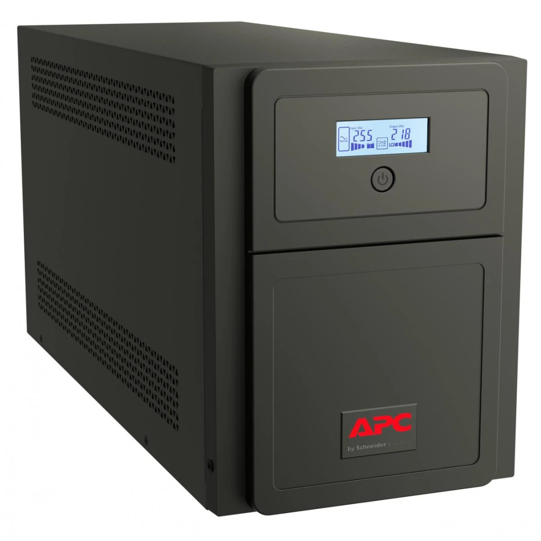 APC من السهل UPS SMV 1000VA ، 700W المخرج العالمي- أسود