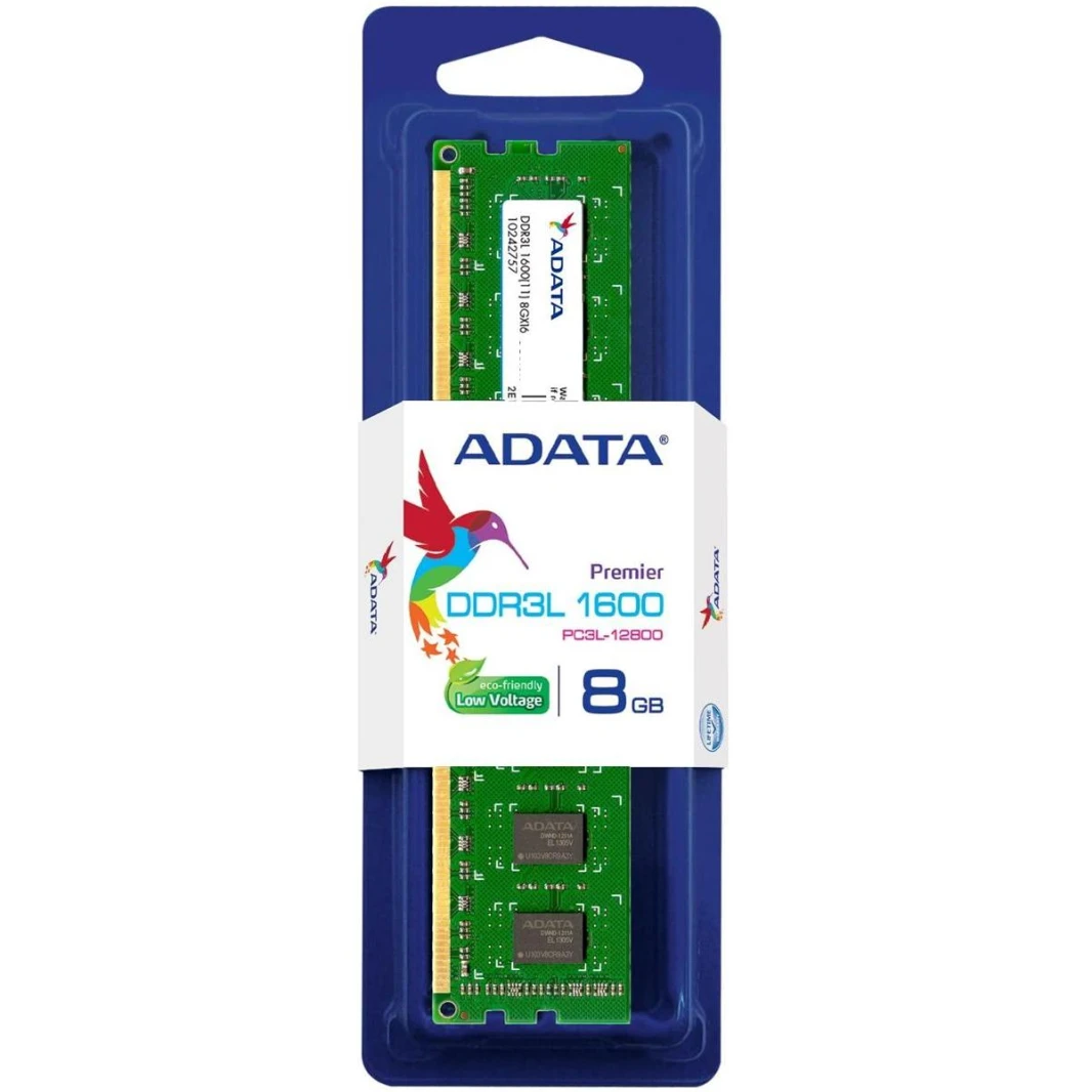 ADATA رئيس الوزراء 8GB 1600Mhz DDR3L ذاكرة الوصول العشوائي وحدة لسطح المكتب