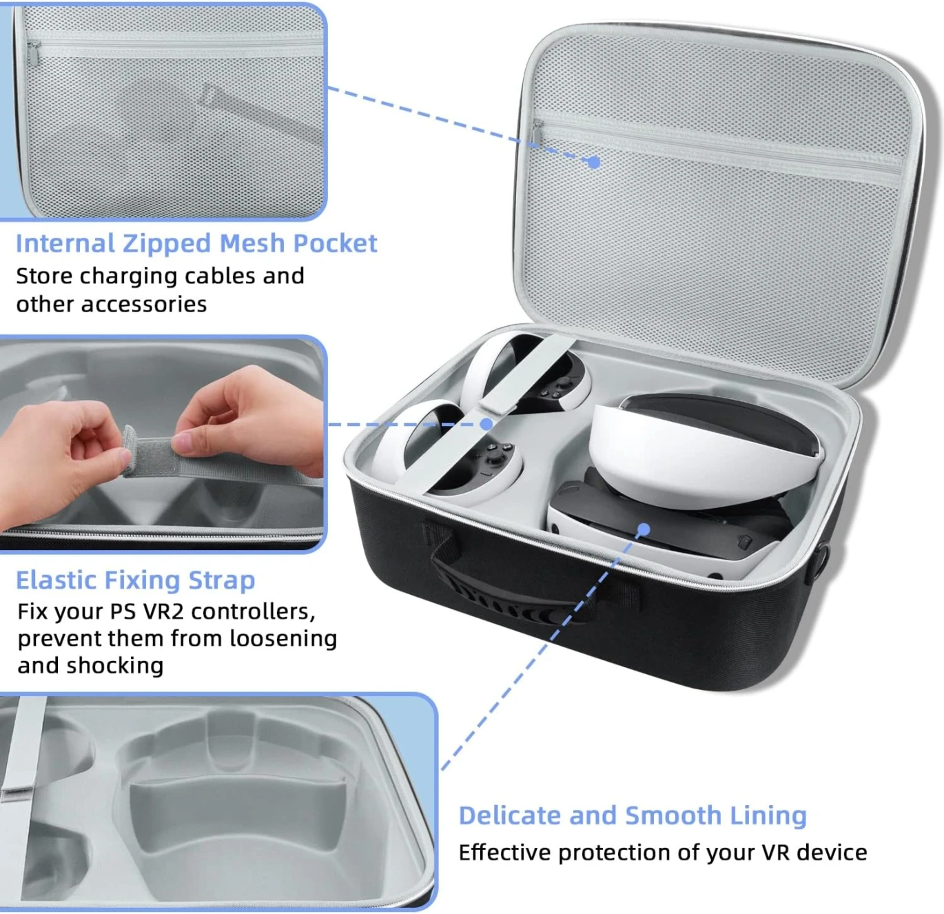 PGTECH Storage Case for PS VR2