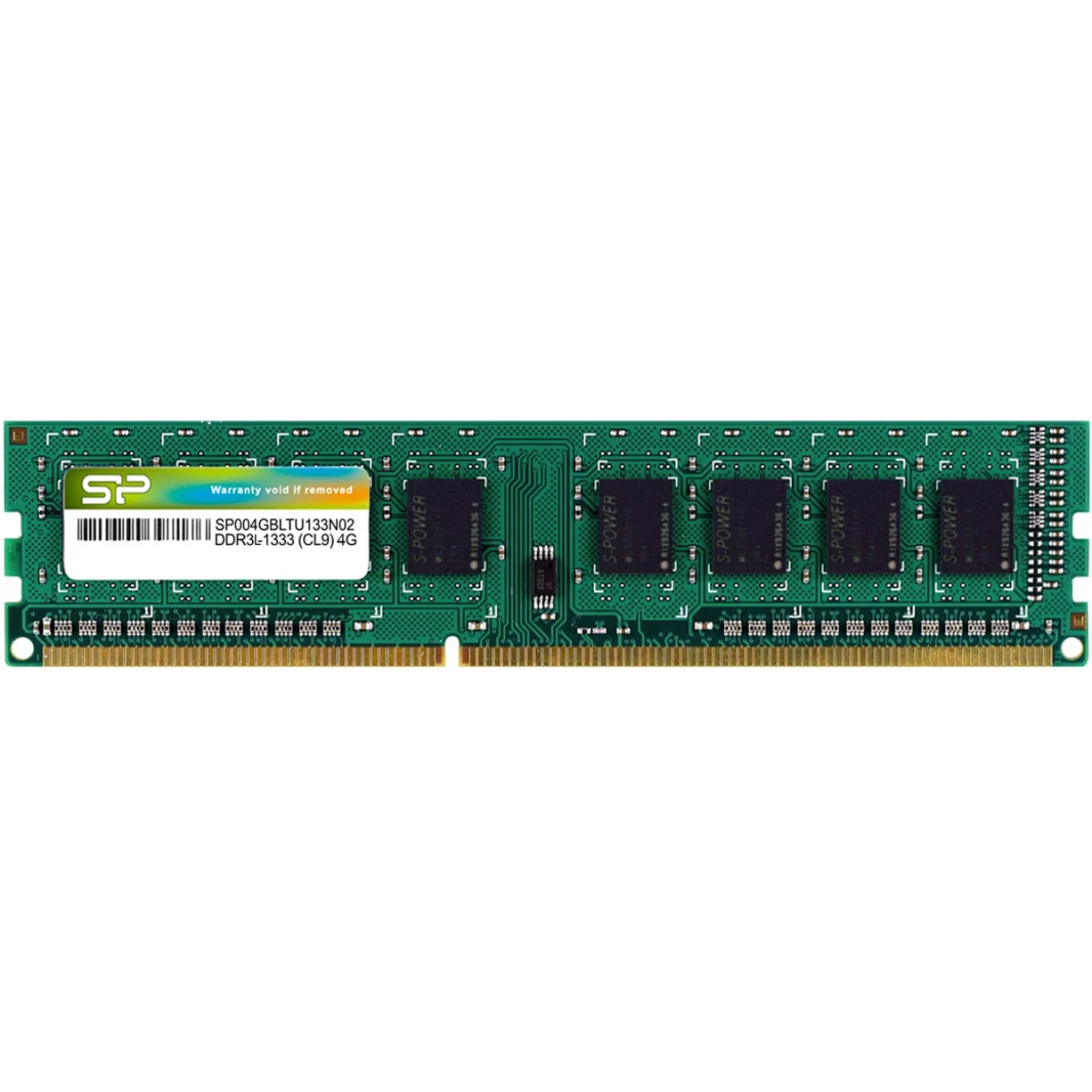 قوة السيليكون 4GB DDR3L الجهد المنخفض UDIMM-1333 ميغاهيرتز لسطح المكتب