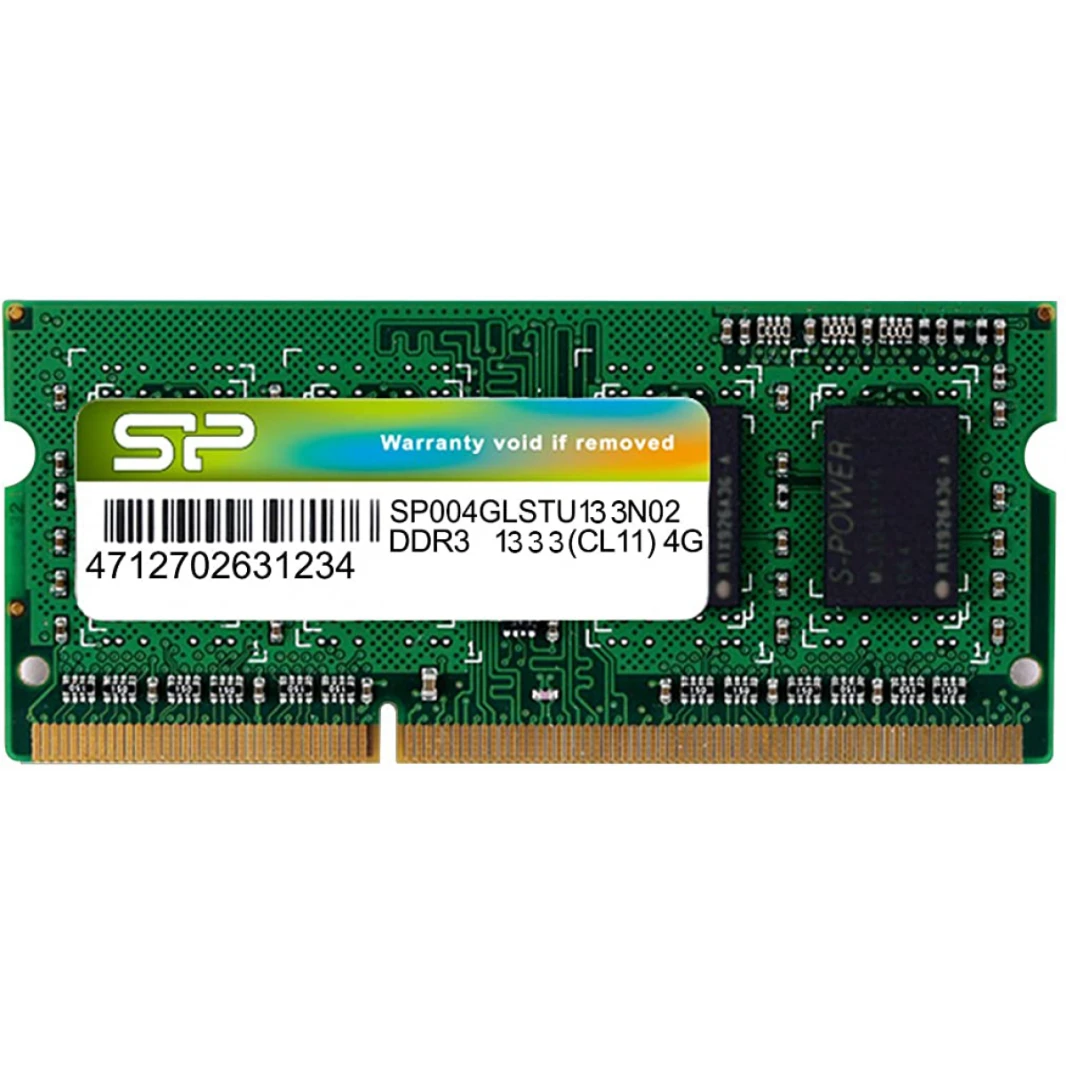 قوة السيليكون 4GB DDR3 SODIMM-1333 ميغاهيرتز لأجهزة الكمبيوتر المحمول