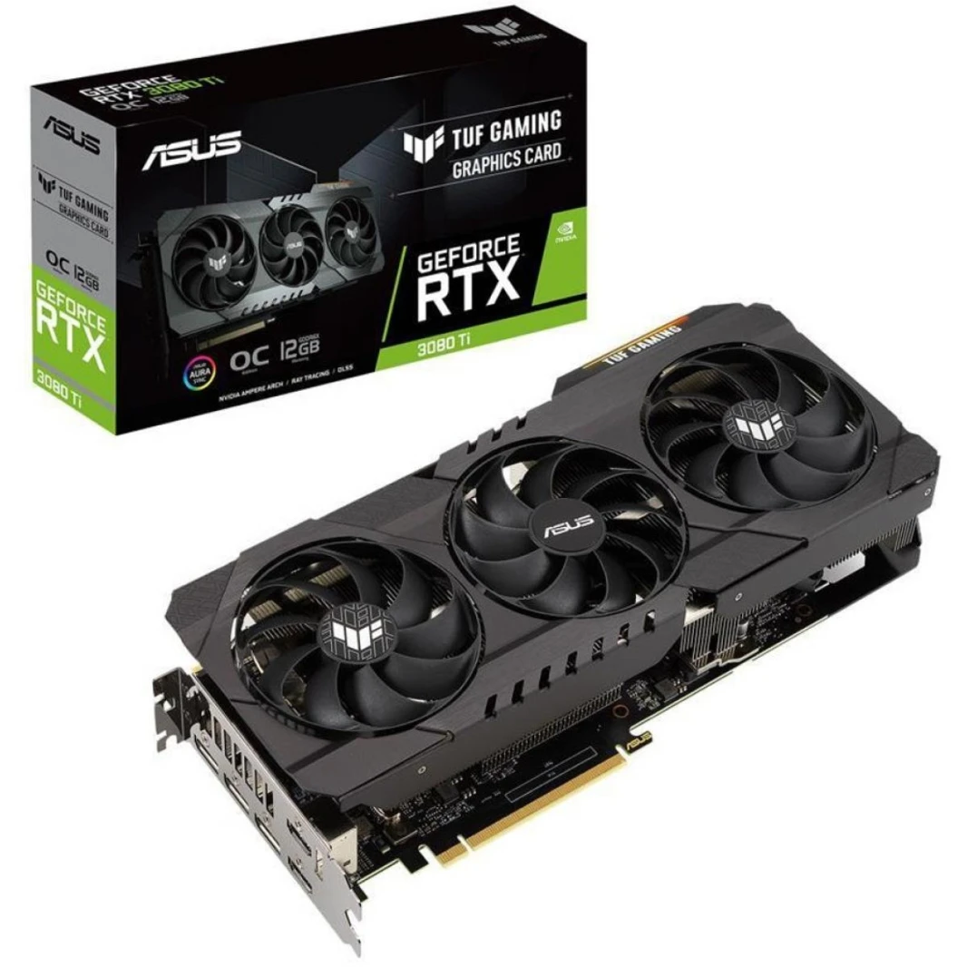 ASUS TUF Gaming GeForce RTX TM 3080 Ti 12GB GDDR6X بطاقة الرسومات