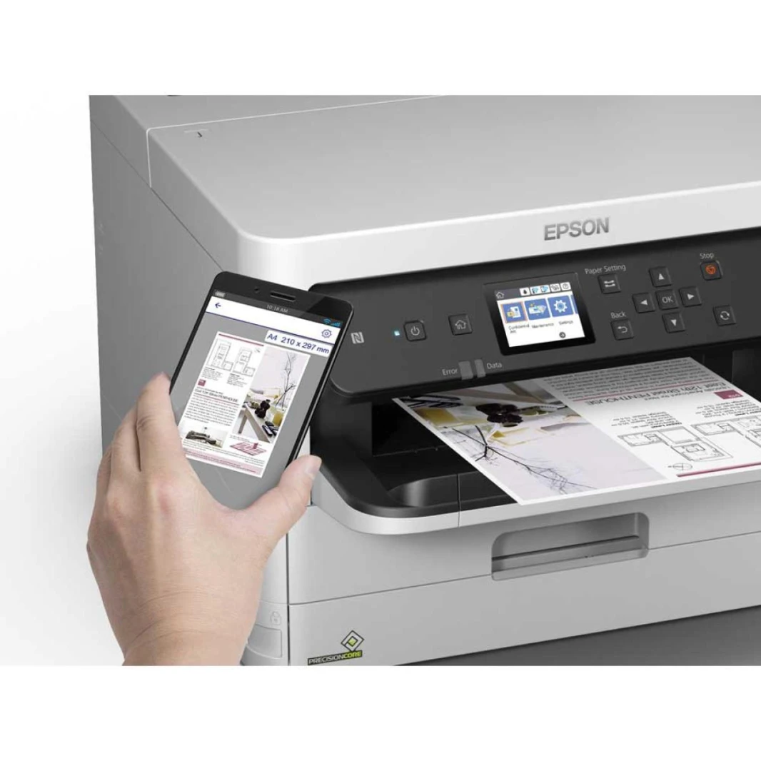 إبسون القوى العاملة برو WF-5290DW لون مجموعة العمل دوبلكس اللاسلكية والشبكة