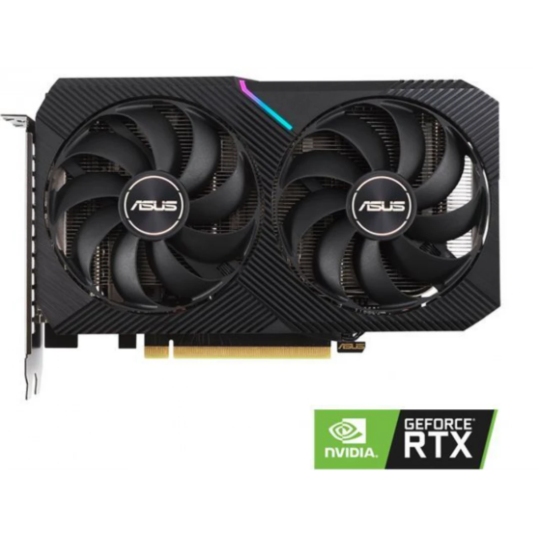 ASUS المزدوج GeForce RTX 3060 OC الطبعة GDDR6 12GB 192 بت