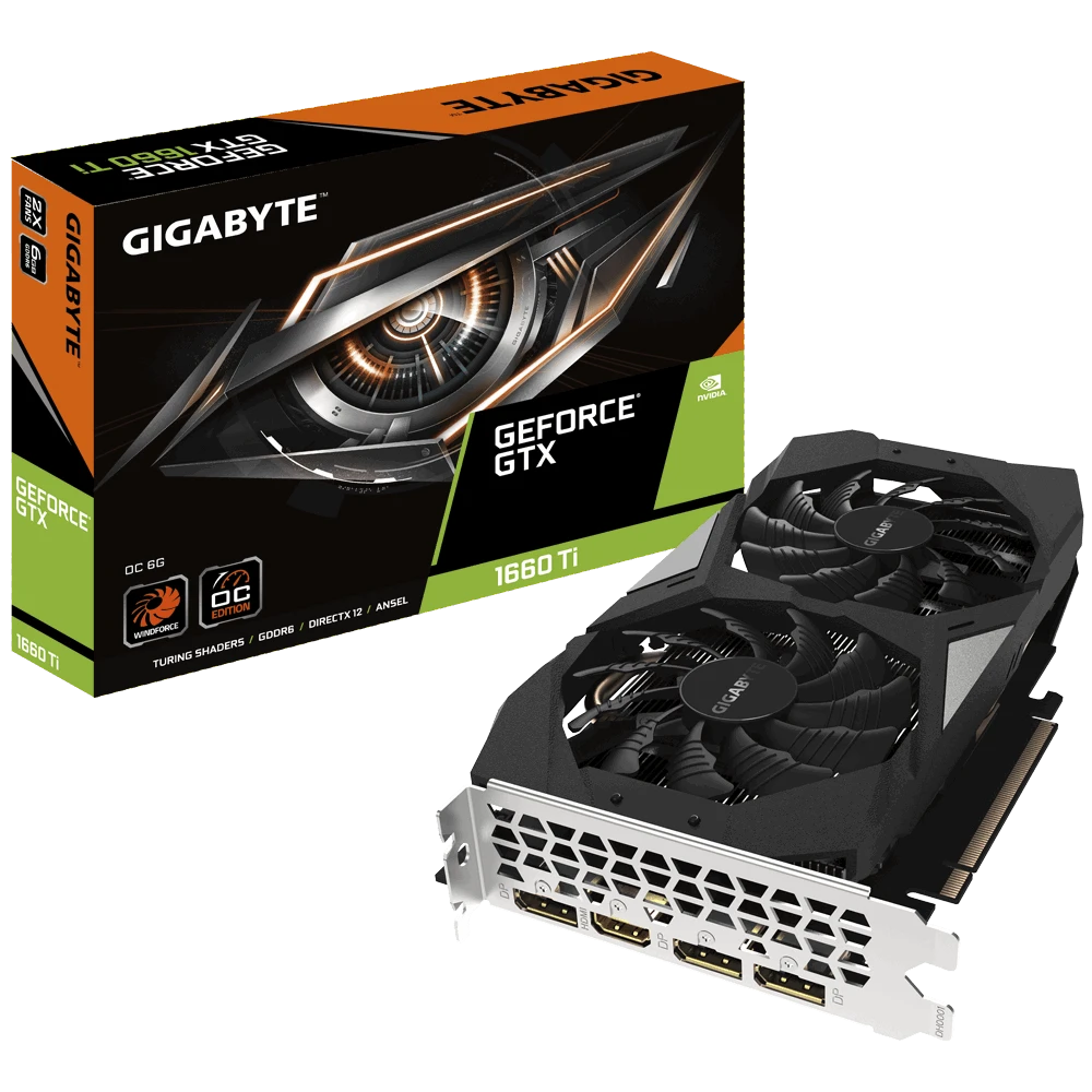 جيجابايت GeForce GTX 1660Ti WINDFORCE OC 6G GDDR6