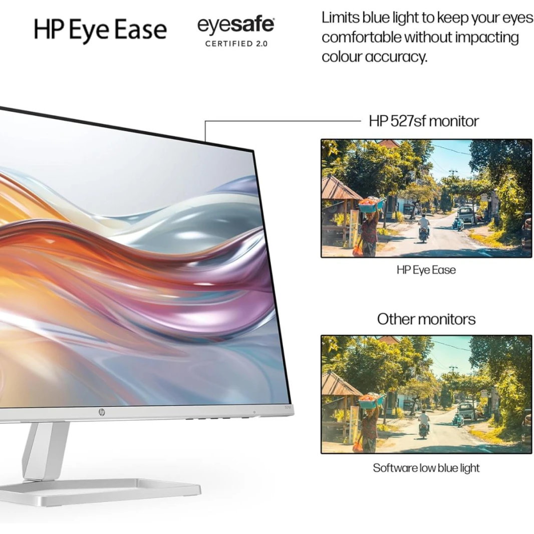 HP Series 5 27″ FHD Monitor 527sf – 100Hz Refresh Rate, 1500:1 CR, 99 percent sRGB Colour & 300 Nits – HDMI & VGA Ports – Low-Blue Light