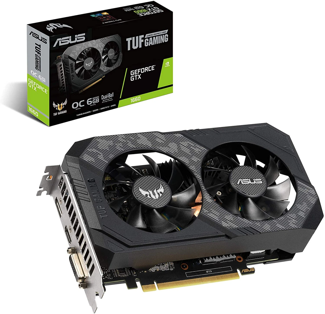 ASUS TUF GeForce GTX 1660 SUPER 6GB GAMING OC Edition
