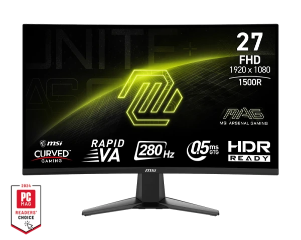 MAG 276CXF 27  FHD 280Hz شاشة الألعاب المنحنية