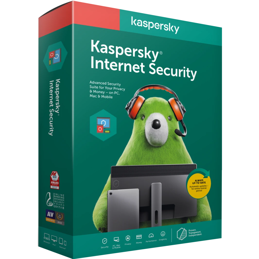 KASPERSKY مختبر أمن الإنترنت 2020 2 الأجهزة 1 سنة