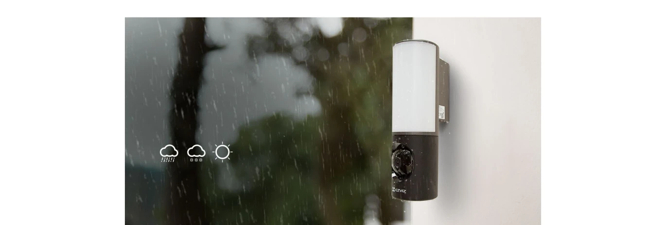 EZVIZ LC3 Smart Security Wall-Light Camera