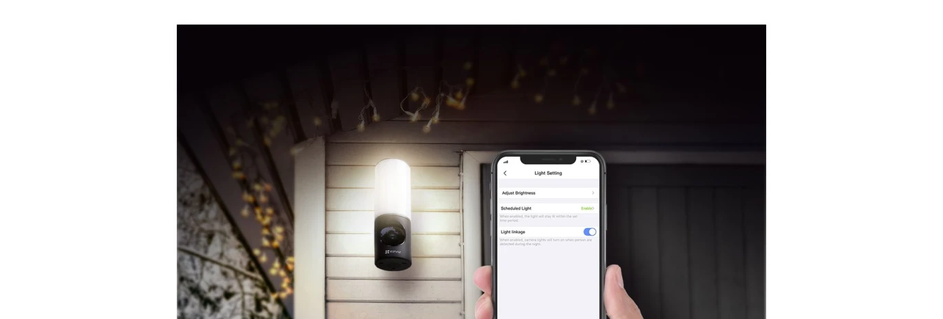 EZVIZ LC3 Smart Security Wall-Light Camera
