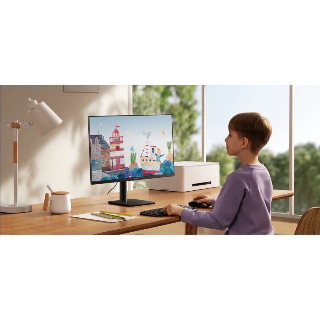 HUAWEI MateView SE 24  IPS كامل HD 75HZ Ultraslim 90 ٪ لون Gamut مراقب HDMI ومنفذ العرض