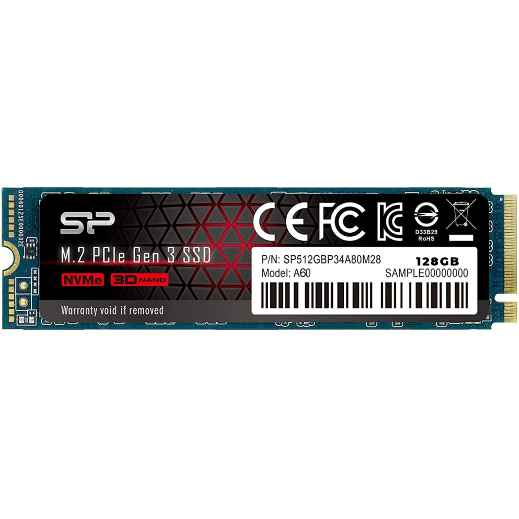 قوة السيليكون 128GB PCIe Gen3  4 P34A60 NVME