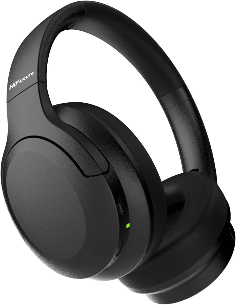 HiFuture Hybrid Active Noise Cancelling Headphones - Black