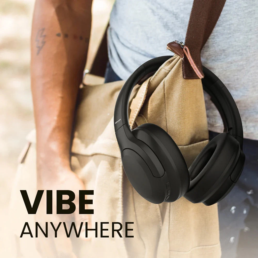 HiFuture Hybrid Active Noise Cancelling Headphones - Black