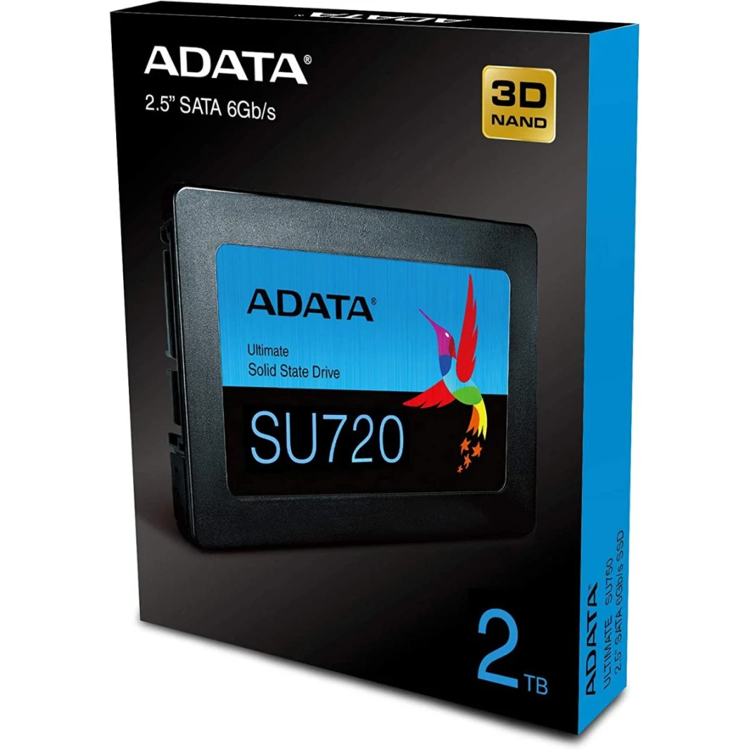 ADATA SSD ASU720S 2TB 3D NAND - سعة عالية ، دائم للغاية
