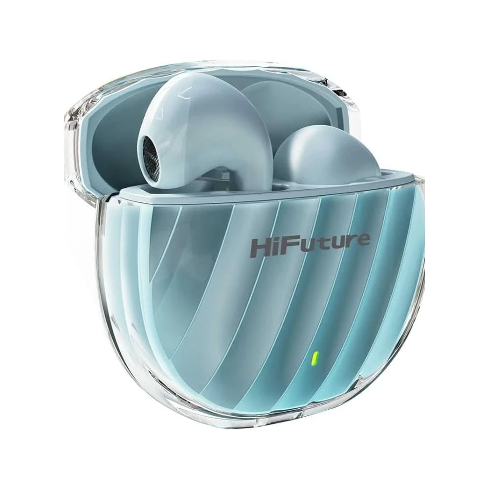 HiFuture FlyBuds3-True Wireless Earbuds & Charging Case - Blue