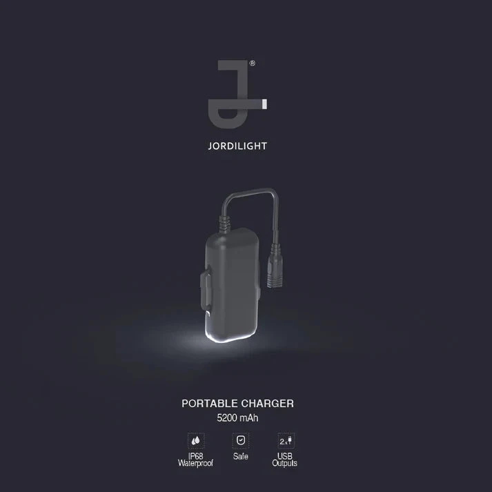 JordiLight 5200 mAh Portable Charger Extended Advent Power