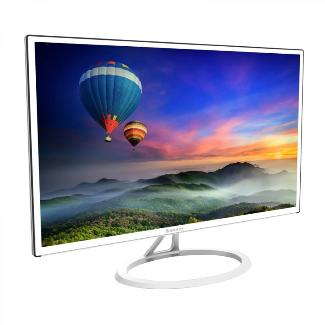 Huntkey M2771WH 27″ Ads 1920 X 1080 LED-Backlit Monitor, 60Hz Refresh Rate, Ultra-Slim, VGA+HDMI