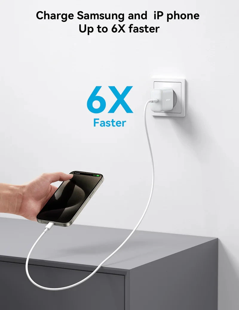 Joyroom JR-TCF24 PD 30W Charger - White (EU)