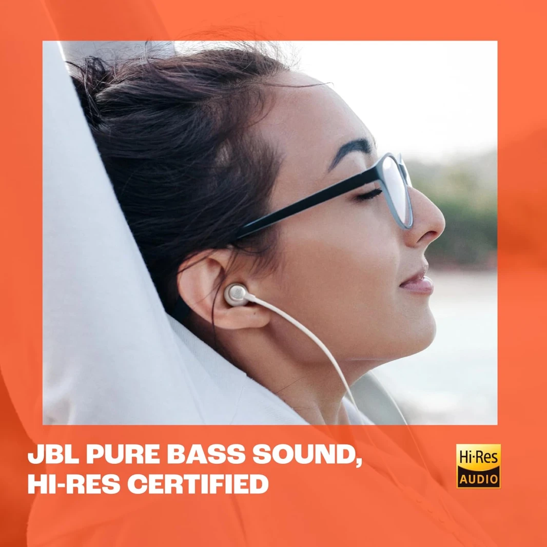 JBL T305C-BU In-Ear Earphones, USB, Microphone