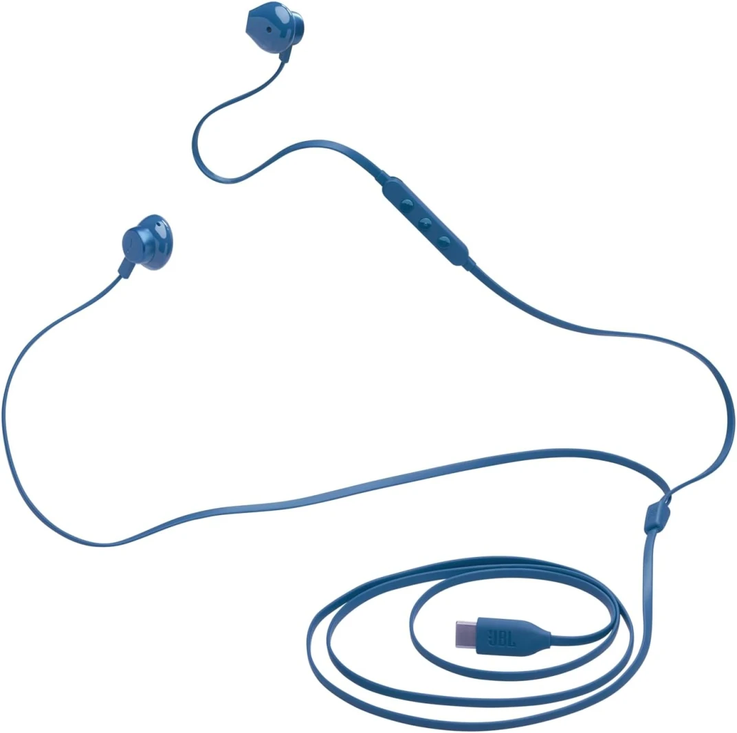 JBL T305C-BU In-Ear Earphones, USB, Microphone