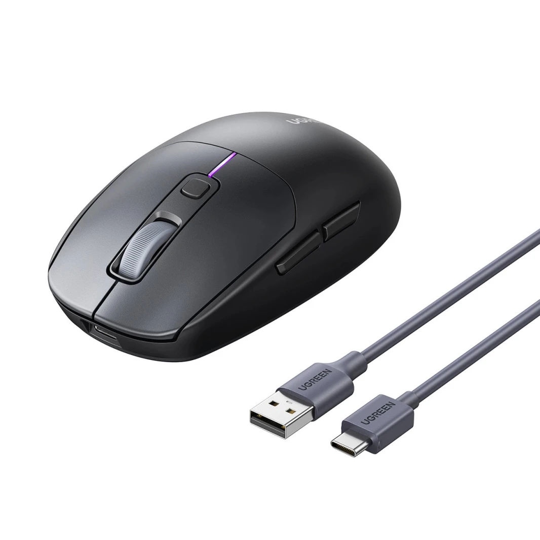 UGREEN MU103 90539 Gaming Wireless + Bluetooth Mouse -Black