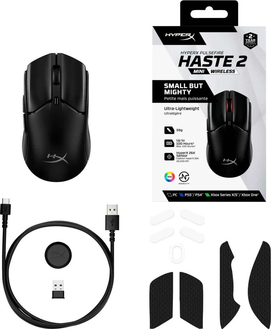 HyperX Pulsefire Haste 2 Core Wireless - Gaming Mouse